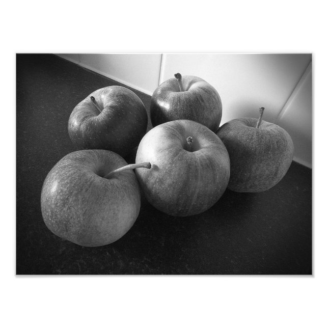Äpplen i köket fototryck (Framsidan)