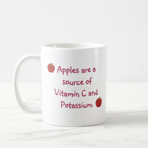 Äpplen Källa till vitamin C, kalium muggar
