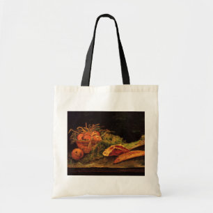 Äpplen, kött och en bulle av Vincent van Gogh Tygkasse