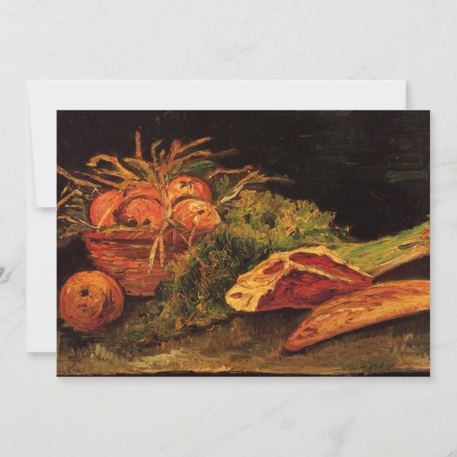 Äpplen, Kött och en roll av Vincent van Gogh (Framsida)