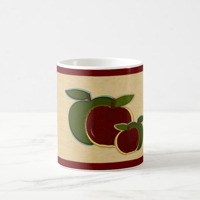 Äpplen med Cranberry Rand Kaffemugg (Center)