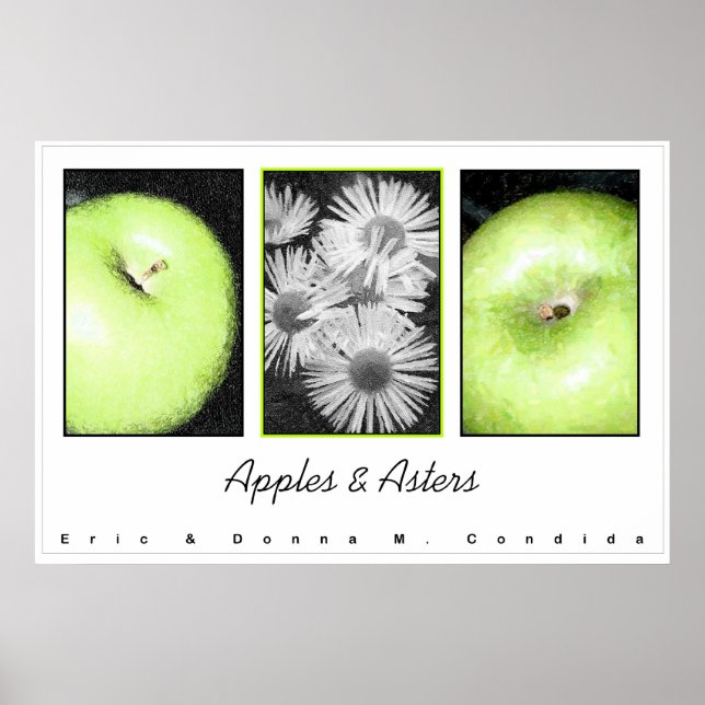 Äpplen och Asters Poster (Framsidan)