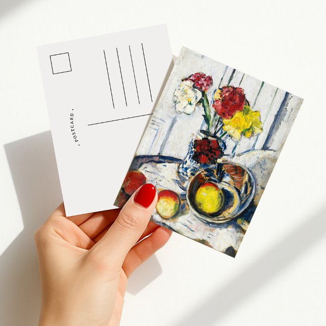 Äpplen och blommor | George Leslie Hunter Vykort (Skapare uppladdad)