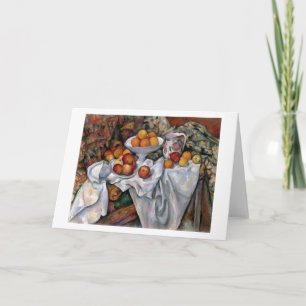 Äpplen och Orangar, Paul Cezanne, 1895-1900 Kort
