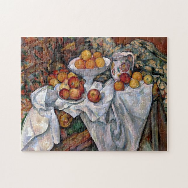 Äpplen och Orangar, Paul Cezanne, 1895-1900 Pussel (Horisontell)