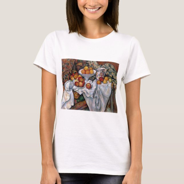 Äpplen och Orangar, Paul Cezanne, 1895-1900 T Shirt (Framsida)