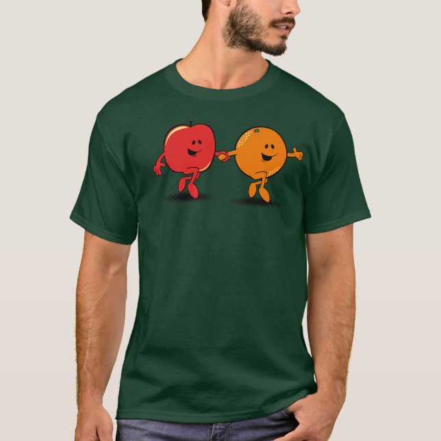 Äpplen och orangar tee shirt (Framsida)