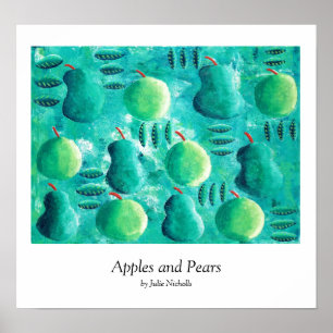 Äpplen och päron poster