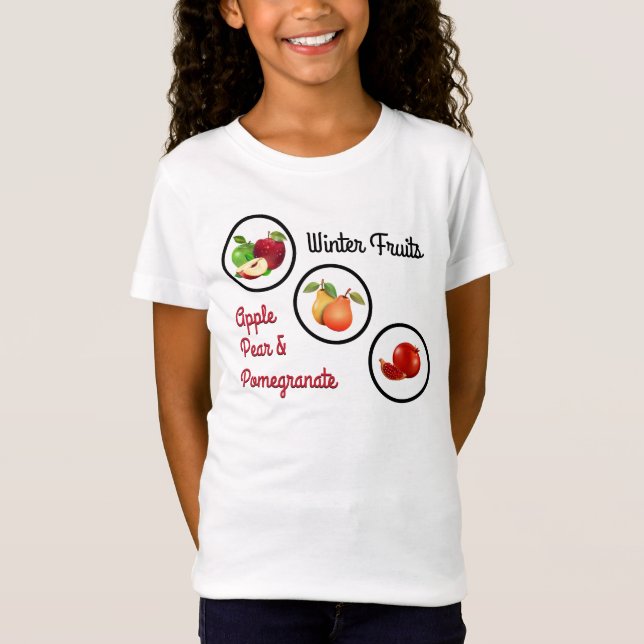 Äpplen, Päron & Granatäpplen T Shirt (Framsida)