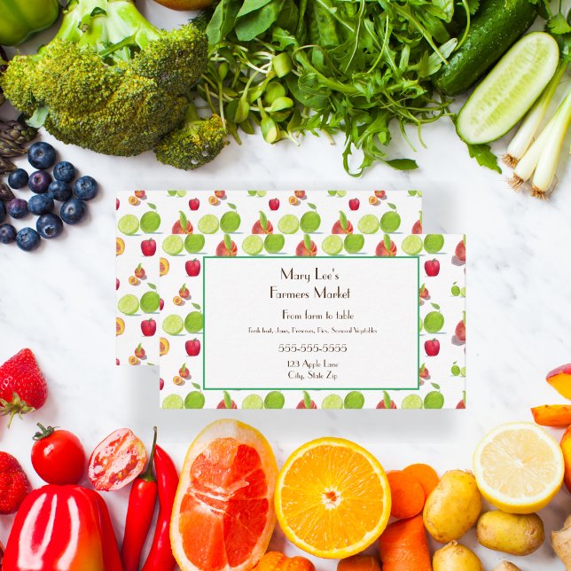 Äpplen, persikor, liljeuppfödare visitkort (Skapare uppladdad)