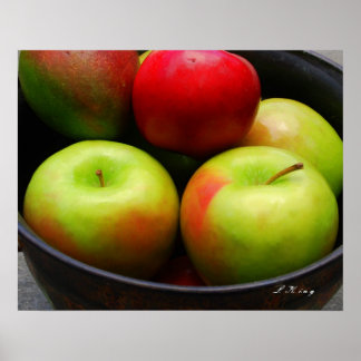 Äpplen Poster