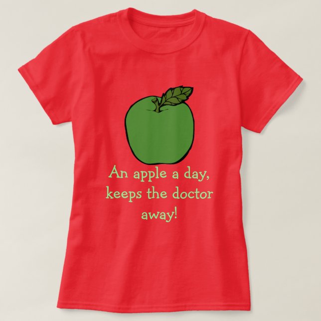 Äpplen T Shirt (Design framsida)
