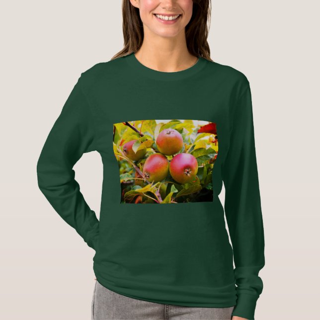 Äpplen vid träd t shirt (Framsida)