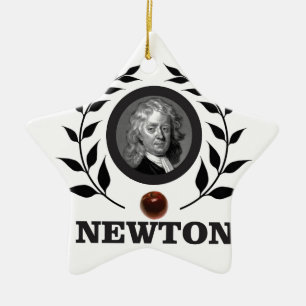 äpplenewtonkonst julgransprydnad keramik