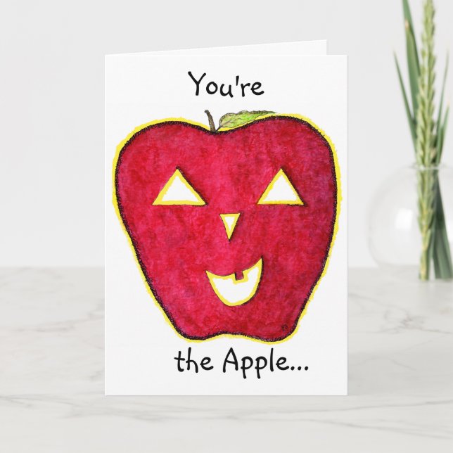 AppleO'Lantern kort (Framsida)