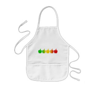 Apples apron - anpassa, välj stil & färg barnförkläde