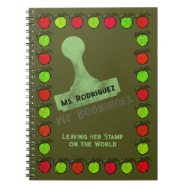 Apples Frimärke lärargåva Anteckningsbok