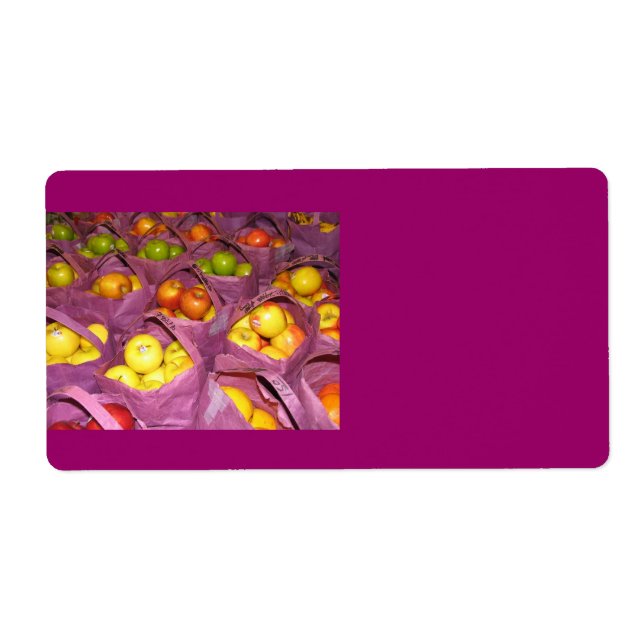 Apples-leveransetikett Fraktsedel (Framsidan)