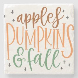 APPLES PUMPKINS OCH FALL STENUNDERLÄGG