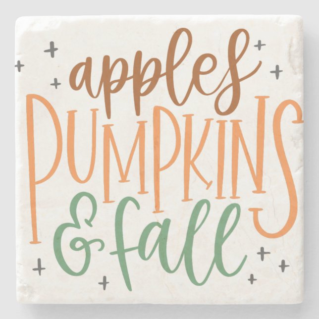 APPLES PUMPKINS OCH FALL STENUNDERLÄGG (Framsidan)