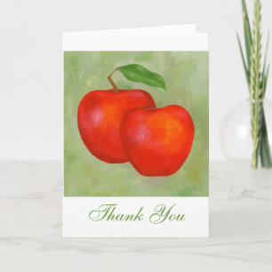 Apples Tack notecard Kort