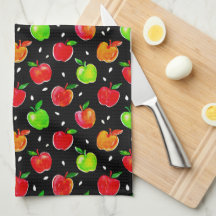 Apples Watercolor Mönster