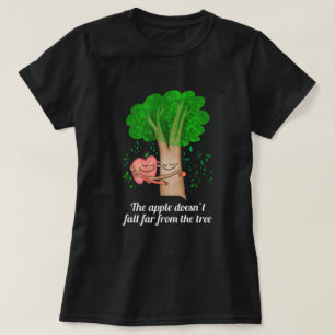 Äpplet faller inte långt från den söta träden t shirt