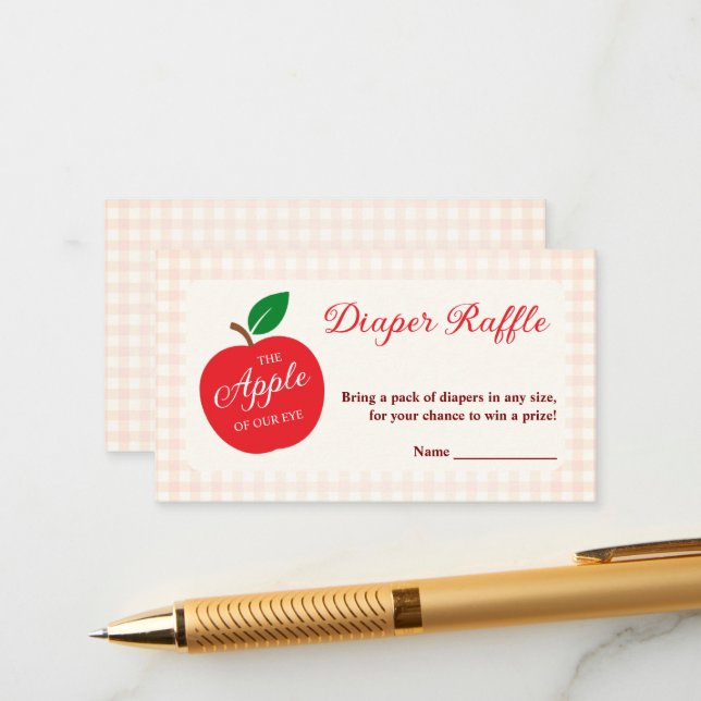 Äpplet från Öga, babyskor, dykregn Tilläggskort (Fram/Back In Situ)