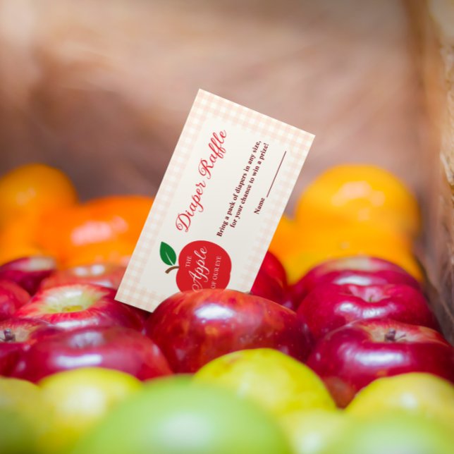 Äpplet från Öga, babyskor, dykregn Tilläggskort (Skapare uppladdad)