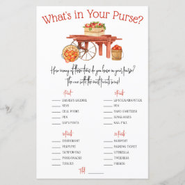 Äpplet från vår Öga vad är i din handväska? Spel