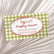 Äpplet I Vårt Öga Baby Shower Display Dusch