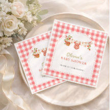 Äpplet i vårt öga Baby Shower Lunchnappar