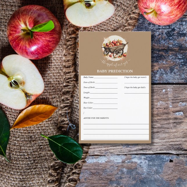 Äpplet på vår babyskor i Öga förutspår spel (Skapare uppladdad)