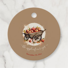 Äpplet på vår Öga babyskor Gåvor Etiketter