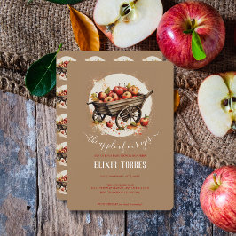 Äpplet på vår Öga babyskor Inbjudningar