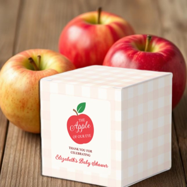 Äpplet på vår Öga babyskor Presentaskar (Skapare uppladdad)