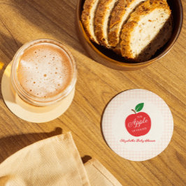 Äpplet på vår Öga babyskor Underlägg Papper Rund