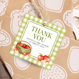 Äpplet på vår Öga babyskvadrat Gåvor Etiketter