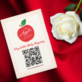 Äpplet på vårt register över babyskor i Öga Tilläggskort