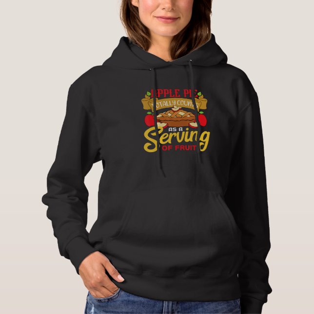Äpplet Paj räknas som frukt T Shirt (Framsida)