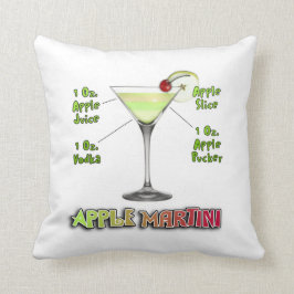 Appletini alias Apple Martini Cocktail Recipe Art Kudde