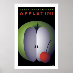 Appletini (liten affisch) poster