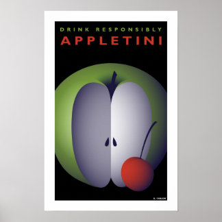 Appletini (liten Poster) Poster