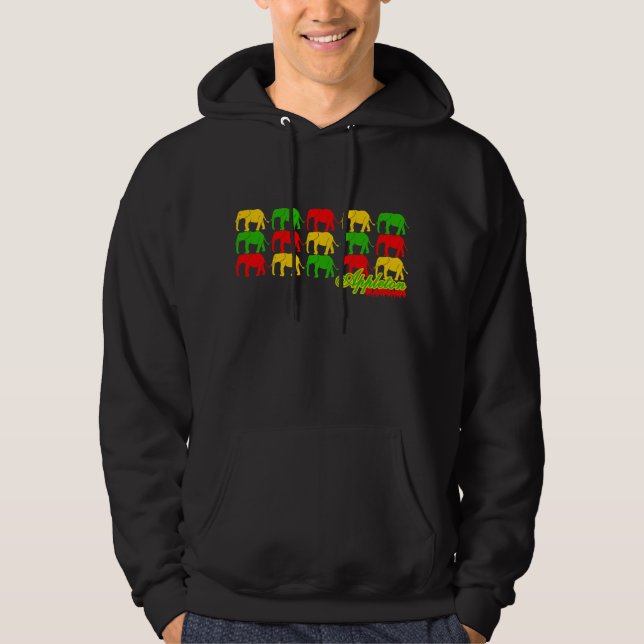 Appleton Rasta elefant Sweatshirt Med Luva (Framsida)