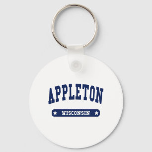 Appleton Wisconsin College Stil t skjortor Nyckelring
