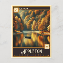 Appleton, Wisconsin | VINTAGE Vykort