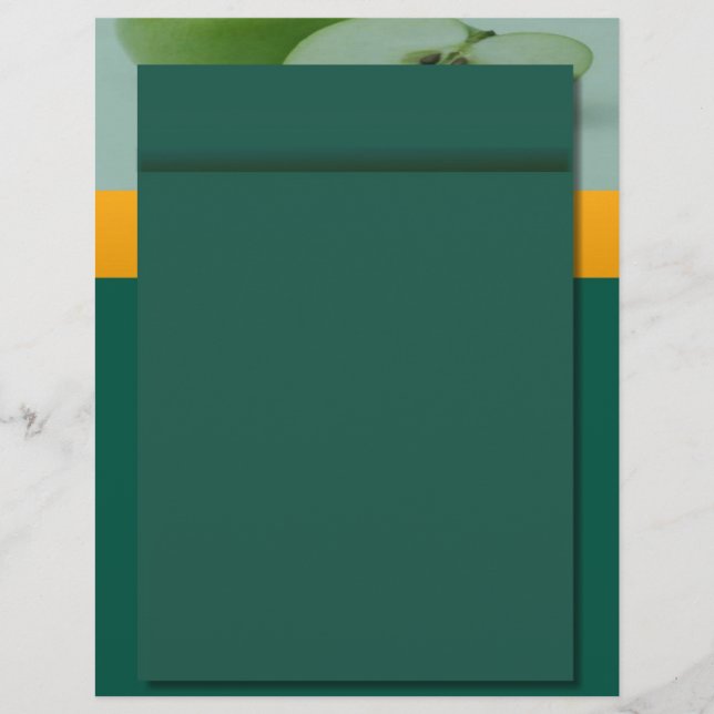 Äpplets Grönt Letterhead (Framsida)