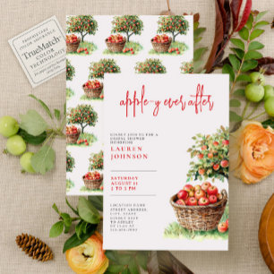 Appley Alltid efter Rustic Calligraphy-Möhippa Inbjudningar