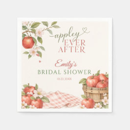 Appley EVER AFTER Bröllopsdusch Pappersservett