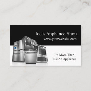 Appliance Shop, Installation, Reparation Visitkort